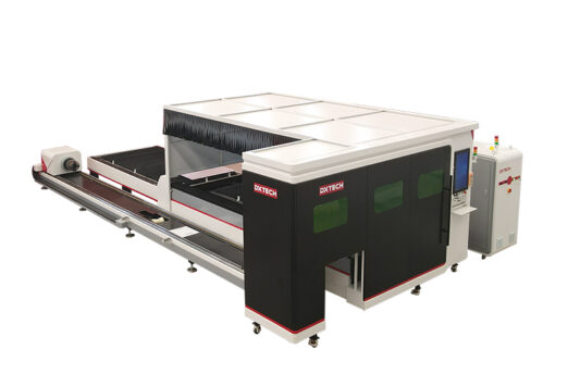 Machine de découpe laser pour tôles et tubes de table d'échange de protection